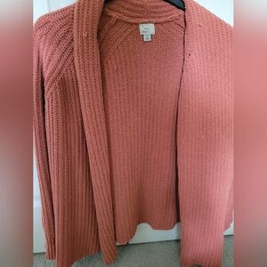 a new day Women's Rust Cardigan